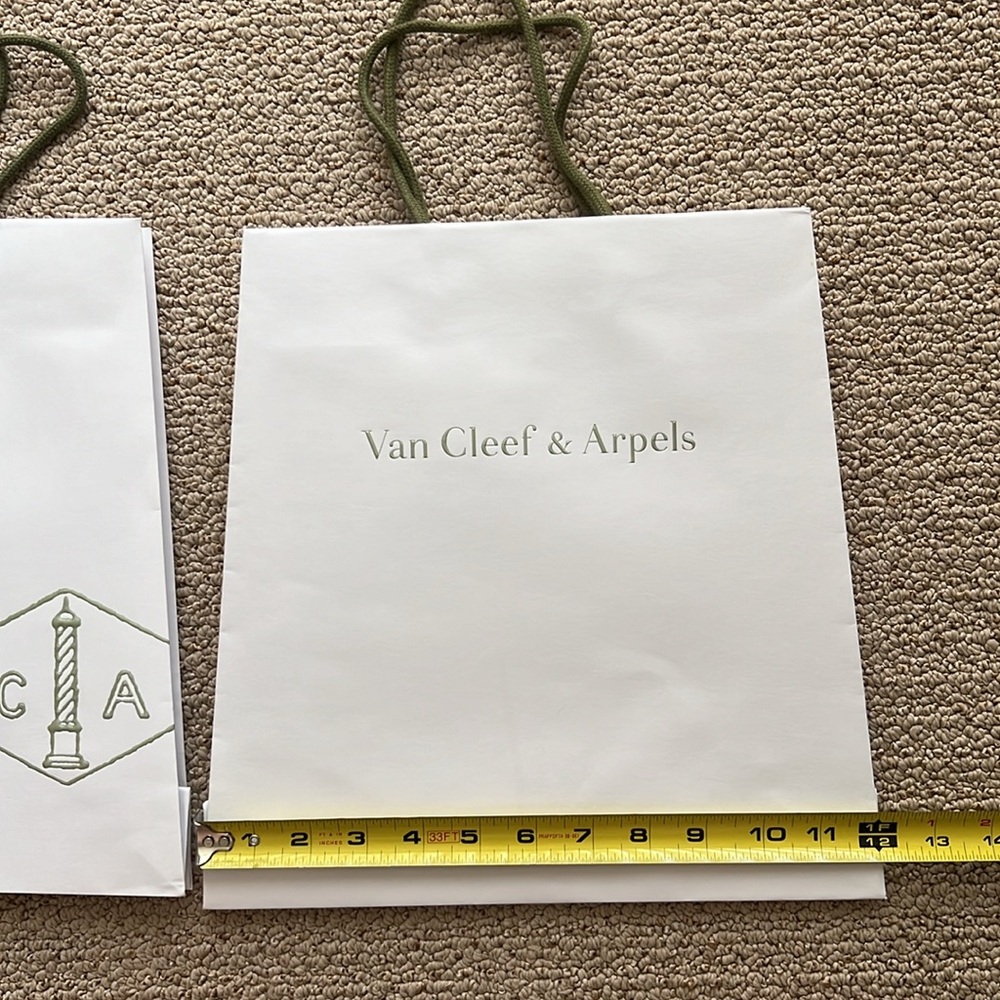 Set of 2 - VCA Van Cleef & Arpels shopping bag - Picture 10 of 12